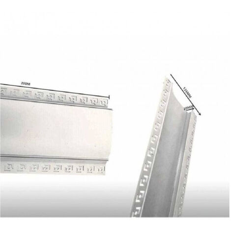 5 Profils Aluminium 2m Encastrés Sans Couvercle Pour Bande Led Al-17