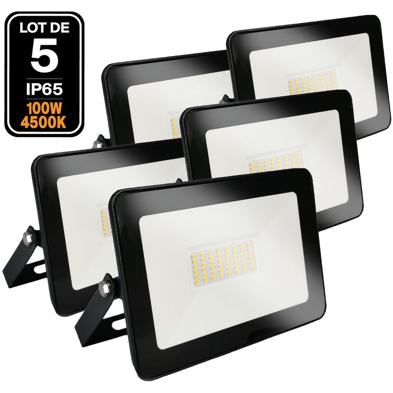 

5 proyectores led 100 W Ipad Blanco neutro 4500 K Alta luminosidad