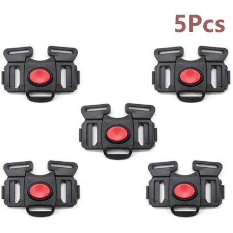 5-Punkt-Sicherheitsgurt für Hochstühle – 25-mm-Clip – Dickes Kunststoffmaterial – Einfache Montage – Geeignet für Kinderwagen und Hochstühle