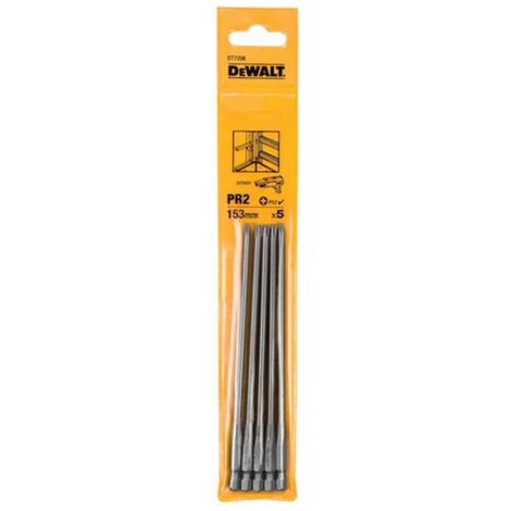 5 Puntas, 153 mm, para panel de yeso, PR2 DeWalt DT7206-QZ