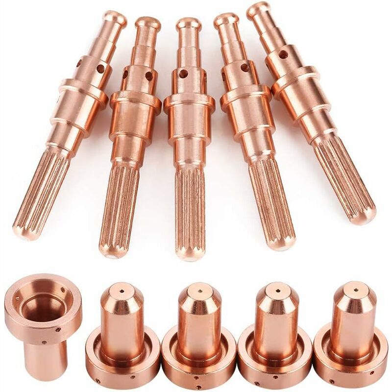 5 pz 9-8215 elettrodo durevole + 5 pz 9-8210 punte...