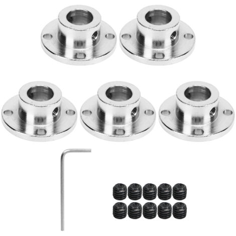 5 raccords à bride de 10 mm de diamètre intérieur pour arbre de guidage et axe de moteur de transmission mécanique