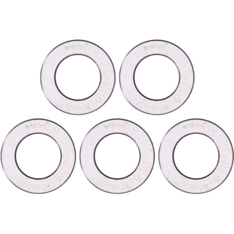 5 roulements à billes de poussée 51208 pour grues, pompes à eau verticales et applications axiales
