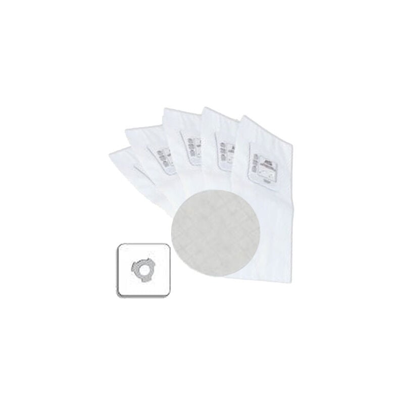 Atepac - 5 sacs électrostatiques à 3 crans + 1 filtre type cyclovac