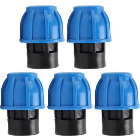 5 Sanitärinstallationsfittings, Schnellkupplungsset für Wasserleitungen, gerades Innengewinde 25 × G1/2