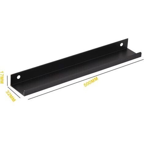 5 Schrankgriffe, Möbelgriffe für Schubladen, Schränke, Küchenschränke, Gesamtlänge 500 mm