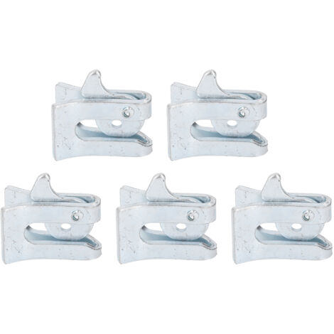 5 Sets Pig Fence Door Latch Thickened Galvanized Steel Plate Farm Gate Latch for Farrowing Bed Farm Gate Wall thickness 4.5mm