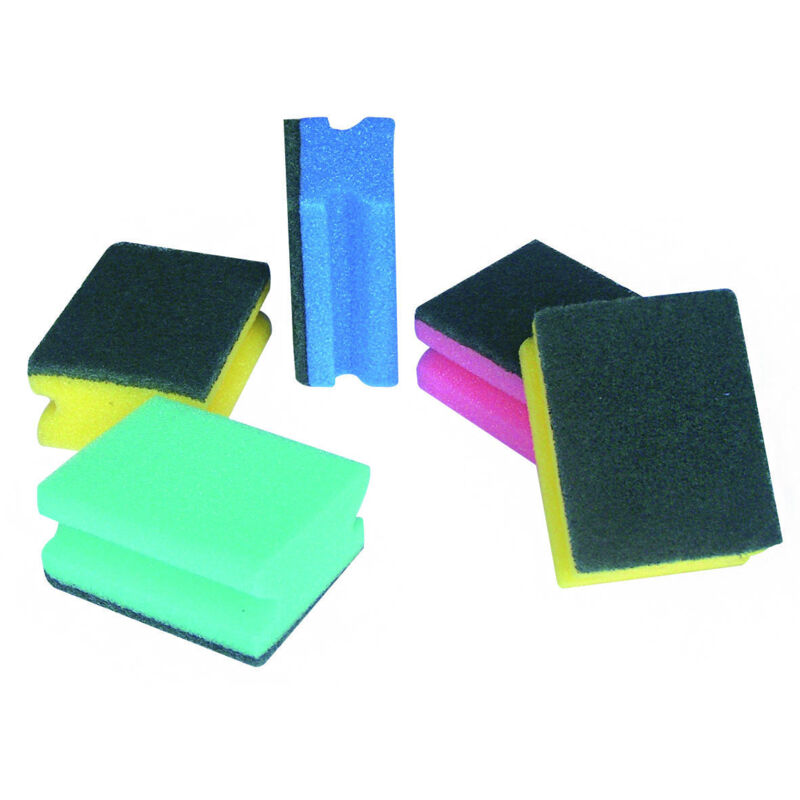 Set 5 spugne abrasive 7X6XH4XM con impugnatura