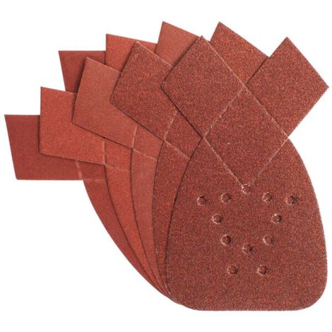 5 stanley velcro sheets assorted grits - sta31024-xj