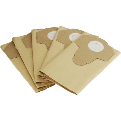 5 Staubsaugerbeutel Staubbeutel Filtertüten Papierbeutel passend für Parkside Nass-Trockensauger PWD 12 A1
