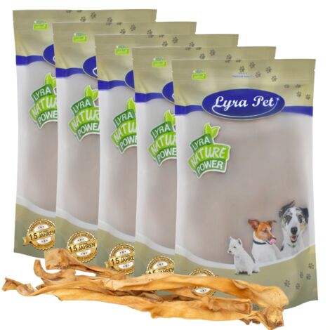 5 Stk. Lyra Pet® XXL Rinderkopfhautstangen ca. 70 cm