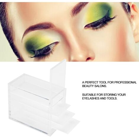 5-stöckige Aufbewahrungsbox für Wimpernverlängerungen, Make-up-Organizer und Klebe-Accessoires