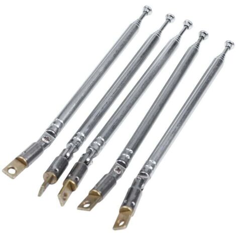 5 Stück, 32 cm lange Segmente, XU, Teleskop-AM/FM-Radioantenne 180 Grad, hochwertiges Produkt, langlebig und zuverlässig, ausgewählte Materialien, normkonform – KZQ