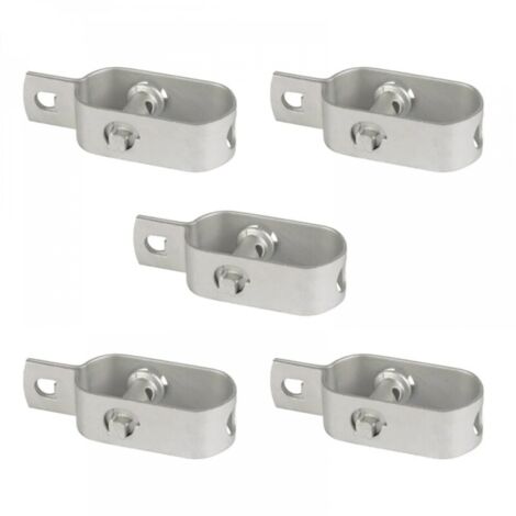 5 Stück 90 x 30 mm, Spanner, Drahtspanner für Weinspalier, verzinkter Stahl, für Zaundraht oder anderes