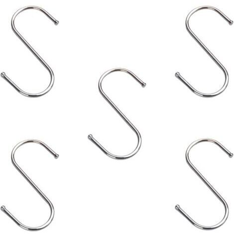 5 Stück Haken aus Edelstahl, Aufhängehaken, Küchenhaken, für Bad, Küche, Schlafzimmer