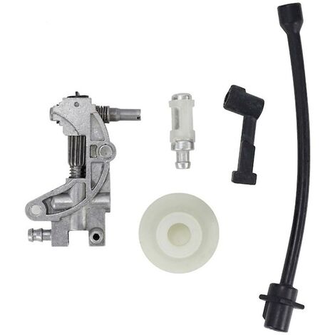 5 Stück Ölpumpe Filterrohr Schlauchleitung Öldüse Turbine Kit für 4500 5200 5800 45cc 52cc 58cc Ketten