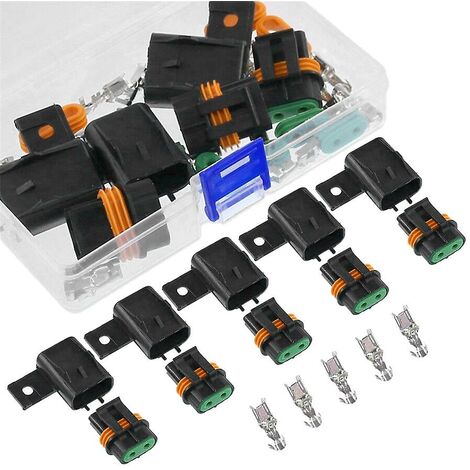 5 Stück wetterfest versiegelt/Sicherungshalter Awg Gauge für Auto Boot Marine
