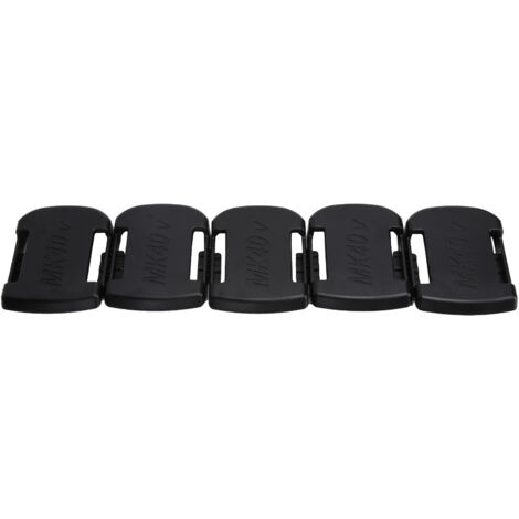 5 supports de batterie ABS pour accumulateurs Li-ion 40V Makita - rangement et fixation sécurisés