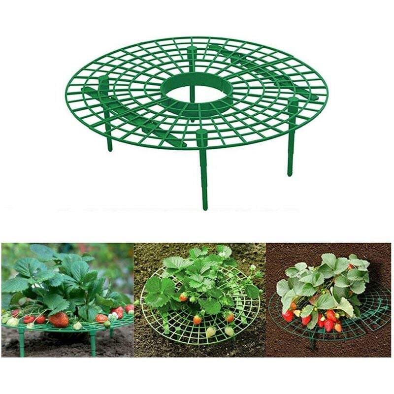 Linghhang - 5 supports de plantation en plastique, sacs de culture de fraises, sacs de fraises, supports de fraises, sacs de culture de fraises