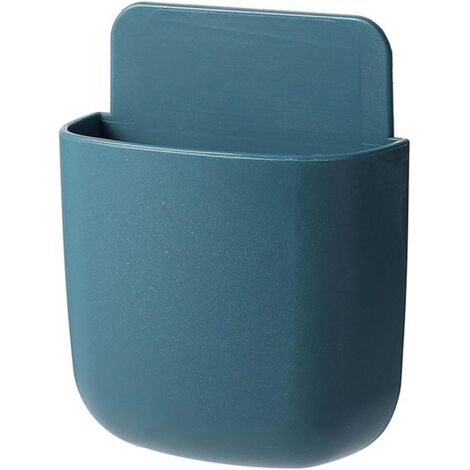 5 supports de télécommande TV, bleu clair pelucheux, boîte de rangement de stylos murale, idéale pour le bureau à domicile et le stockage de fournitures scolaires