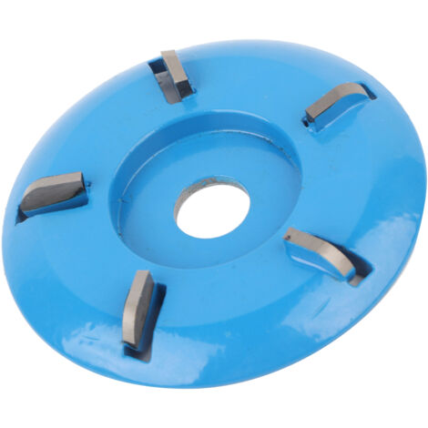 5 Teeth Arc shaped Wood Cutting Disc Woodworking Angle Grinder Carving Polishing Tool(Blue )