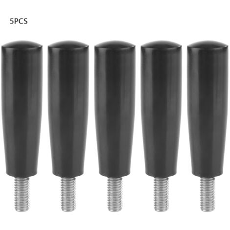 5-teiliger, drehbarer Bakelitgriff M6 x 50 für Fräs- und Gewindeschneidgeräte