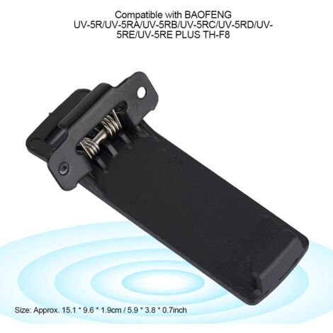 5-teiliger Gürtelclip UV 5R für BAOFENG UV 5R, UV 5RA, UV 5RB, UV 5RC, TYT TH f8, Amateurfunk-Walkie-Talkies