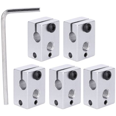 5-teiliger Metallheizblock für 3D-Drucker, Industriezubehör und -bedarf