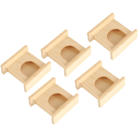 5-teiliger Mini-Holzkamin für Puppenhaus, Dekoration und Rollenspiele, geruchlos für Kinder