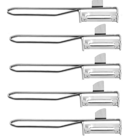 5-teiliger Universal-Sparschäler/Pendelschäler mit Stift, Stahlklinge, beschichtetem Stahl