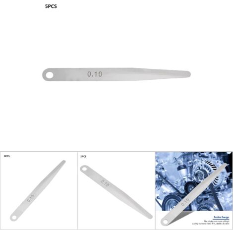 5-teiliges 0,1 mm Dickenmessgerät, metrisches Messwerkzeug für Räume und Spiele