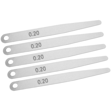 5-teiliges 0,2/0,3 mm Edelstahl-Dickenmessgerät Schweißkontrollwerkzeug