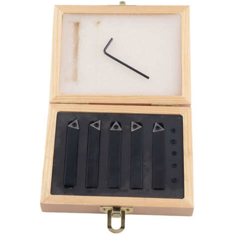 5-teiliges 3/8"-Hartmetall-Drehwerkzeugset zum Drehen und Plandrehen