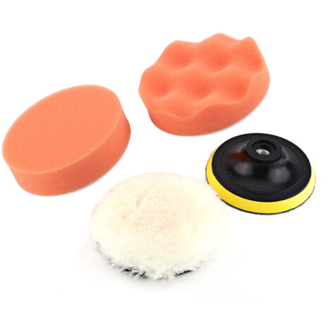 5-teiliges 4"-Autopolierpad-Polierset mit M10-Bohradapter