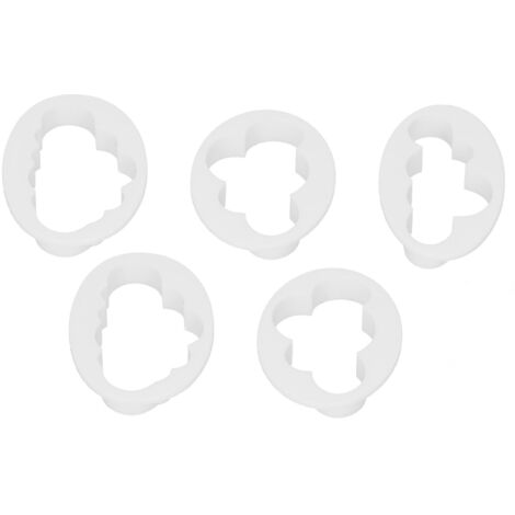5-teiliges Ausstechformen-Set, Kuchenformen zum Selberbacken und Dekorieren