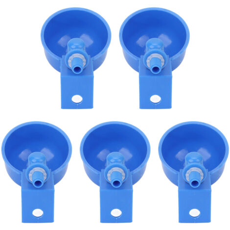5-teiliges automatisches Geflügeltränke-Set, Wassernapf aus PP-Kunststoff für Tauben, G1/8 Außengewinde