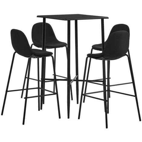 5-teiliges Bar-Set Schwarz