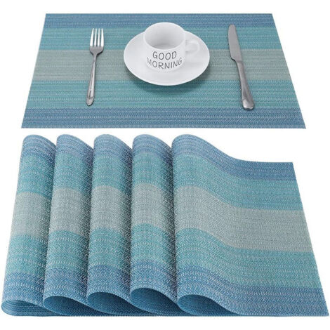 5-teiliges Esszimmer-Set, PVC-Antirutschbeschichtung, abwaschbar und hitzebeständig