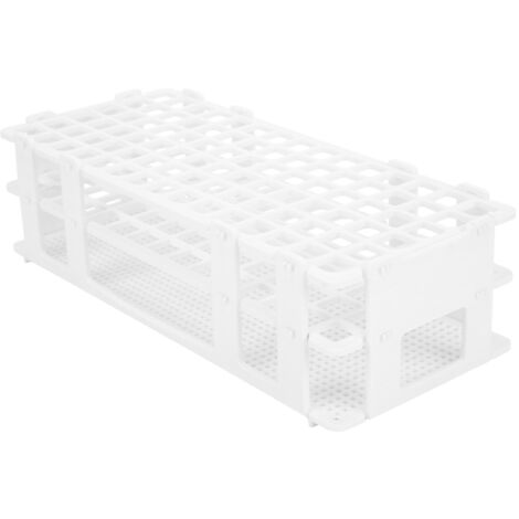 5-teiliges Kunststoff-Reagenzglasgestell, 90 Löcher für 13-mm-Reagenzgläser, Laboraufbewahrung