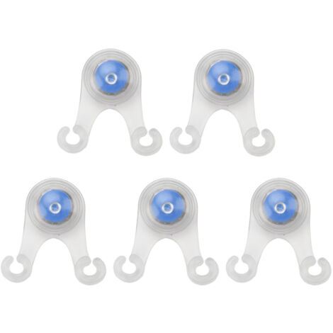 5-teiliges LED-Sicherheitsleuchten-Set für Camping, Zelt und Markise, Warnleuchten, Ambientebeleuchtung und blaues Warnlicht