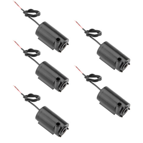 5-teiliges Mini-3V-5V-Gleichstrom-Tauchpumpen-Set für Aquarien, Springbrunnen, Teiche und Fischbecken