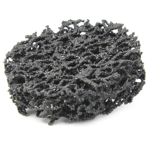 5-teiliges Set 50-mm-Nylon-Polierscheiben (2 Zoll) zum Schleifen, Reinigen, Abbeizen und Entrosten für Winkelschleifer (Schwarz), Schleif- und Trennscheiben