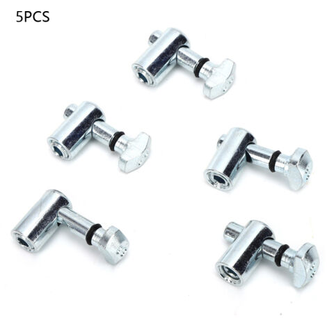 5-teiliges Set 90°-Stahlwinkelverbinder für 30x40-Aluminiumprofile – Starke Befestigung