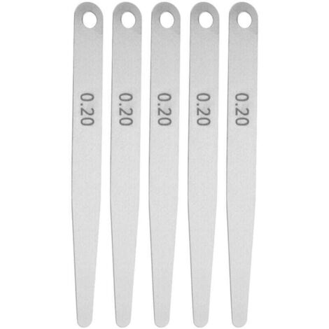 5-teiliges Set aus 0,2/0,3 Zoll Edelstahl-Dickenmessgeräten, Schweißnahtinspektionswerkzeug