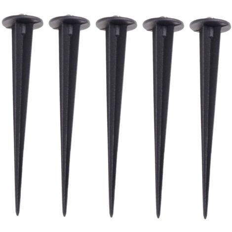 5-teiliges Set aus Aluminium-Gartenpfählen, Ersatzteile für Außenleuchten, Landschaftsbeleuchtung, wetterfest