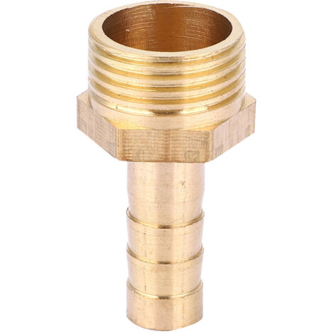5-teiliges Set aus Messing-G3/8-Außengewinde-Anschlüssen für 8-mm-Flexschläuche – Schraub- und Schlauchtüllen