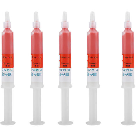 5-teiliges Set Diamantschleif- und Polierpaste, Schleifnadelrohr W1.5 6000