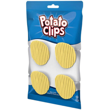 5-teiliges Set niedlicher Chipstütenclips für Lebensmittel, praktischer auslaufsicherer Verschluss, runde Snackbeutel zur Aufbewahrung von Lebensmitteln