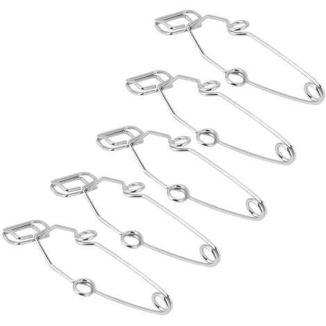 5-teiliges Stahlrohrschellen-Set für Labor, Experimente und Prüfungen
