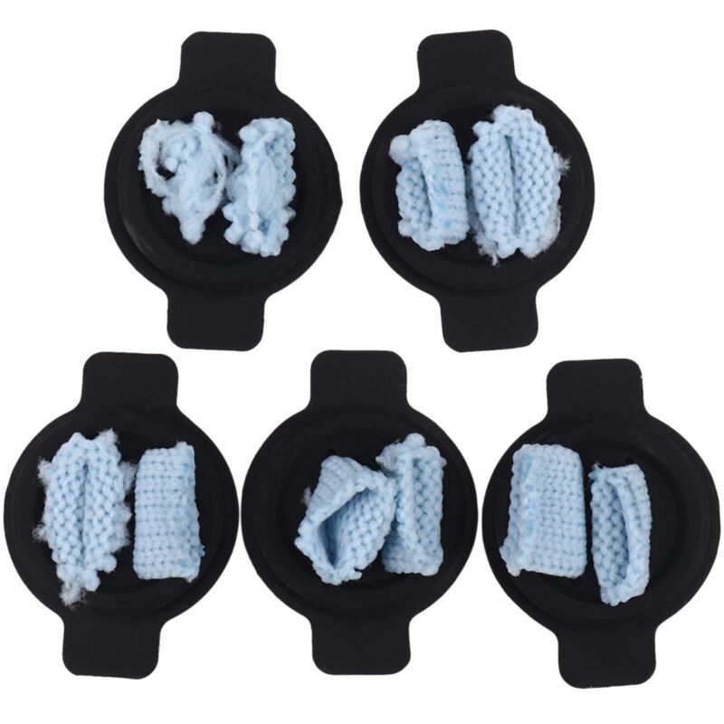 Image of 5-teiliges Wasserdocht-Kappen-Kit für iRobot Braava 380 380t 320 Mint 4200 4205 5200 5200C